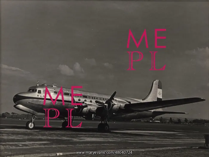 : A Douglas DC-4 of KLM : A Douglas DC-4 of KLM