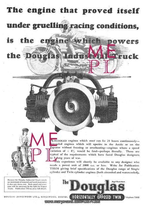 : Douglas Horizontally Opposed Engine : Douglas Horizontally Opposed Engine