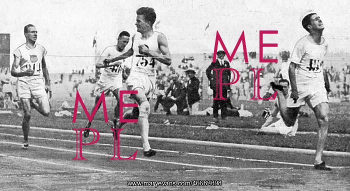 : Douglas Lowe winning 800m Olympic final in 1924 : Douglas Lowe winning 800m Olympic final in 1924