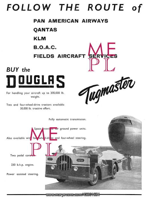 : Douglas Tugmaster Aircraft Towing Tractor : Douglas Tugmaster Aircraft Towing Tractor