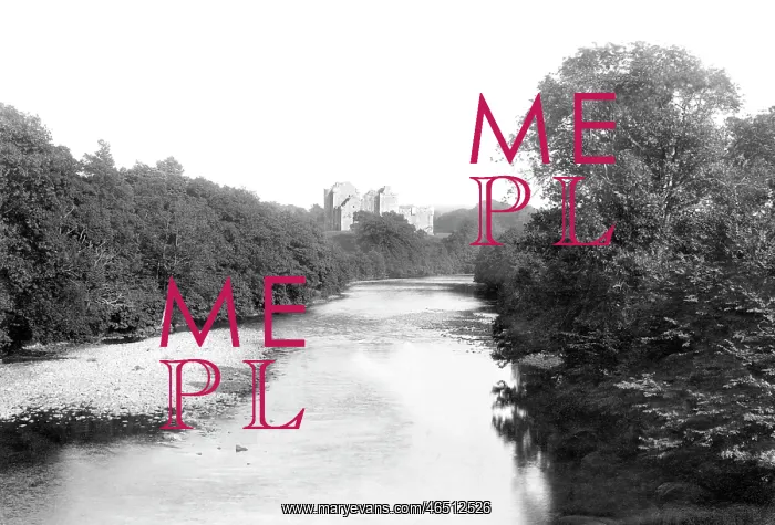  : Doune, Castle from Bridge 1899
