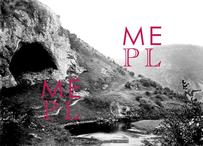  : Dovedale, the Dove Holes c1864