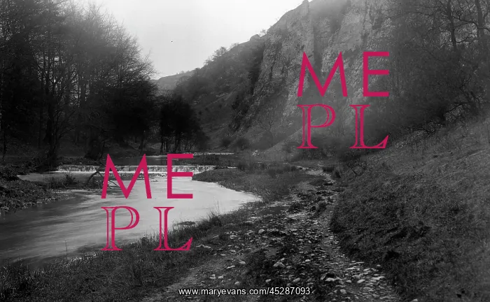 : Dovedale - river and waterfalls : Dovedale - river and waterfalls