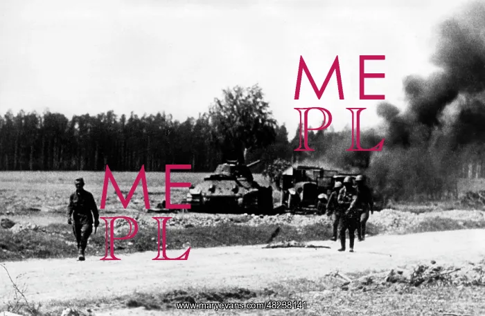 : Downed Soviet vehicles at Bialystok : Downed Soviet vehicles at Bialystok