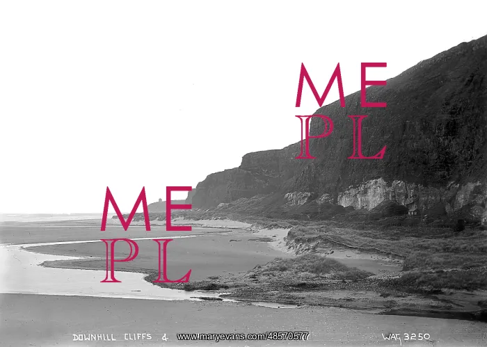 : Downhill Cliffs and Strand, Co. Londonderry : Downhill Cliffs and Strand, Co. Londonderry