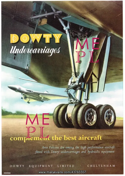 : Dowty Aircraft Undercarriages. Avro Vulcan : Dowty Aircraft Undercarriages. Avro Vulcan