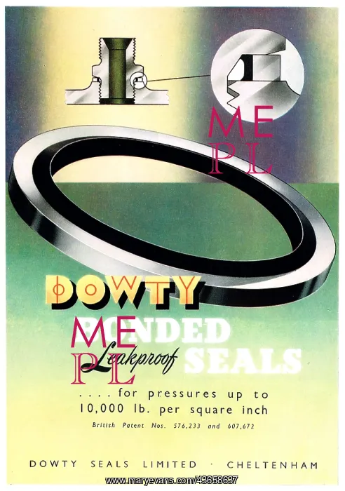  : Dowty Bonded Seals