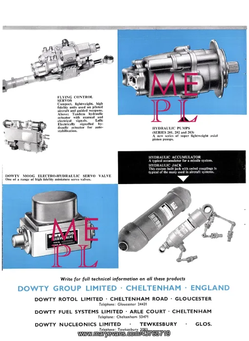 : Dowty Group Aviation Products : Dowty Group Aviation Products