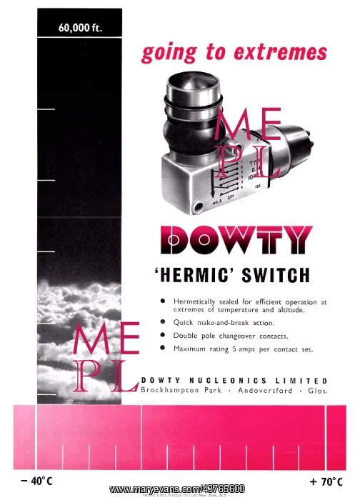 : Dowty Hermic Micro Switches : Dowty Hermic Micro Switches