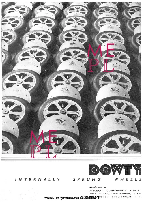 : Dowty Internally Sprung Aircraft Wheels : Dowty Internally Sprung Aircraft Wheels