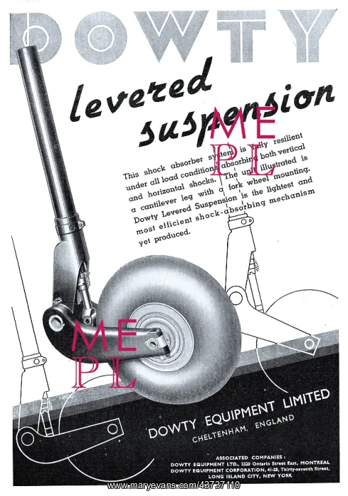 : Dowty Levered Suspension : Dowty Levered Suspension