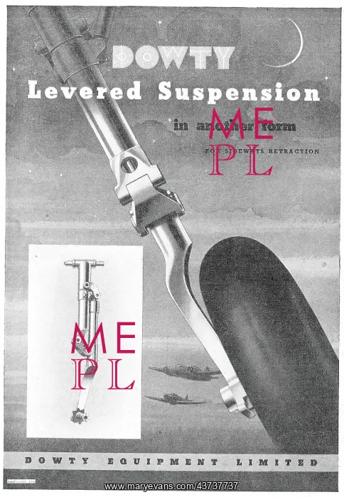 : Dowty Levered Suspension For Sideways Retraction : Dowty Levered Suspension For Sideways Retraction