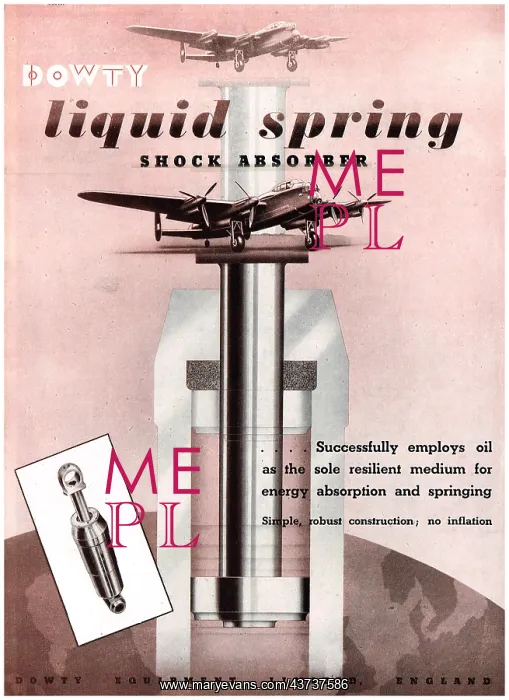 : Dowty Liquid Spring Shock Absorbers : Dowty Liquid Spring Shock Absorbers