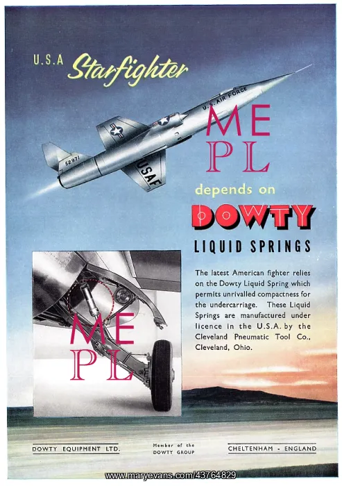 : Dowty Liquid Spring Undercarriages : Dowty Liquid Spring Undercarriages