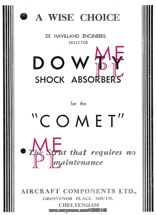  : Dowty Shock Absorbers