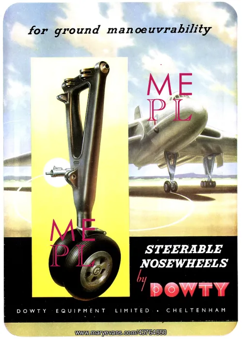: Dowty Steerable Nosewheels : Dowty Steerable Nosewheels