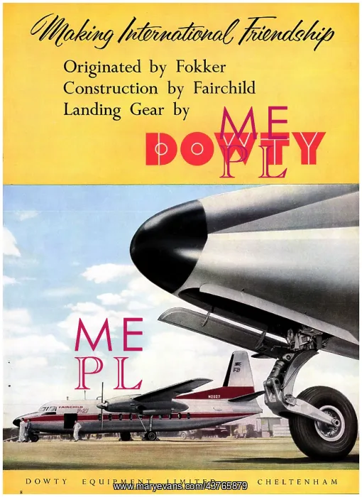  : Dowty Undercarriages, Hydraulic & Electrical Equipment
