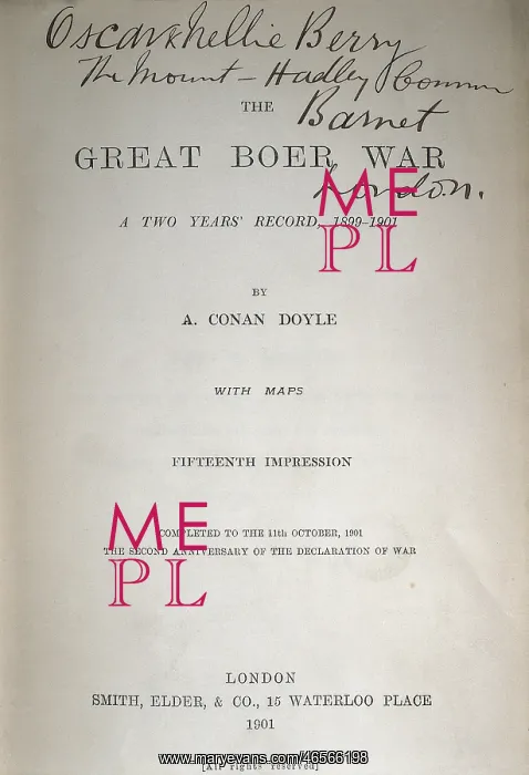 : DOYLE, Arthur Conan (1859-1930). British writer : DOYLE, Arthur Conan (1859-1930). British writer