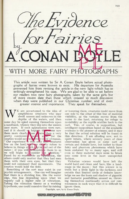 : Doyle Fairy Article : Doyle Fairy Article