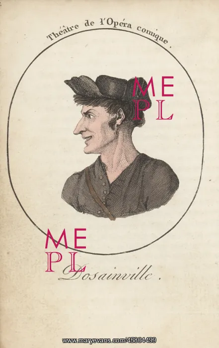 : Dozainville, Baptiste-Pierre Dardel, French actor, 1758-1809 : Dozainville, Baptiste-Pierre Dardel, French actor, 1758-1809