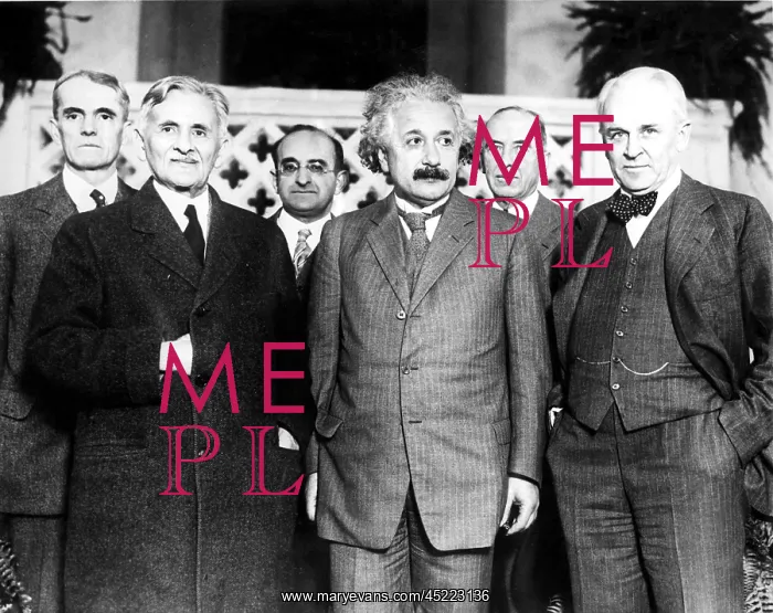 : Dr. Albert A. Michelson, Dr. Albert Einstein, ? : Dr. Albert A. Michelson, Dr. Albert Einstein, ?