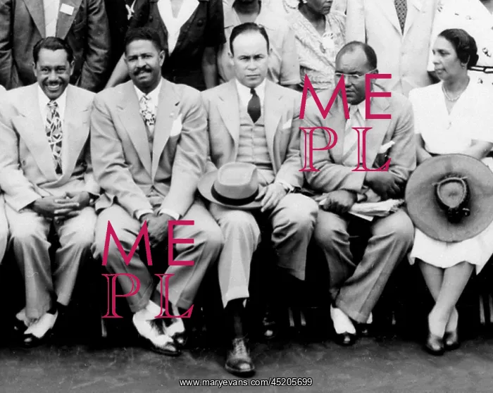  : Dr. Charles Drew (center), Cab Calloway ?
