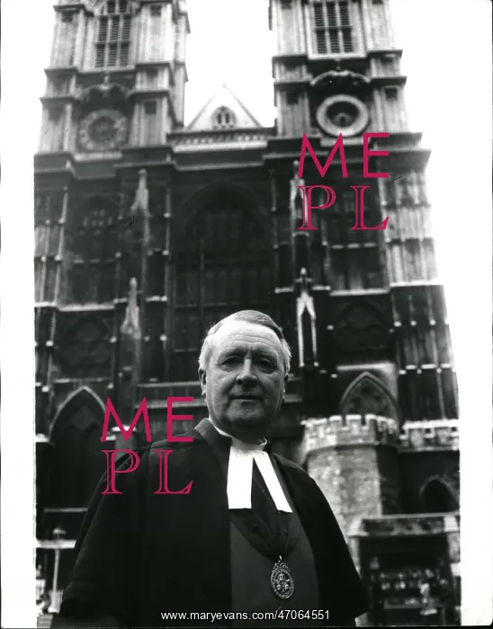  : Dr Eric Abbott, Dean of Westminster Abbey, London