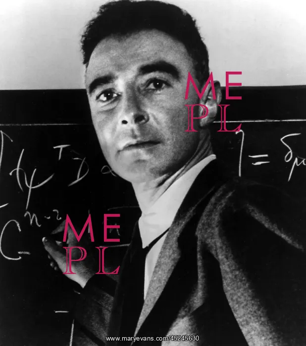 : DR. J. ROBERT OPPENHEIMER, portrait? : DR. J. ROBERT OPPENHEIMER, portrait?