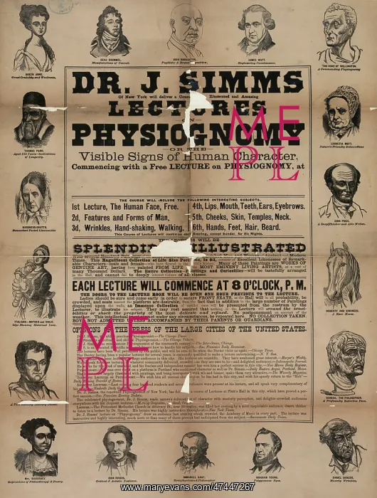 : Dr. J. Simms. Lectures on physiognomy : Dr. J. Simms. Lectures on physiognomy