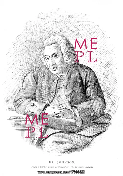  : DR JOHNSON SKETCHED