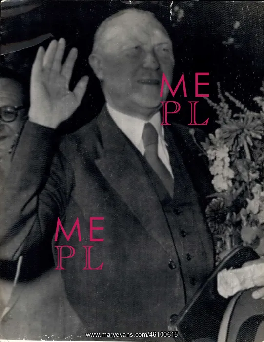 : Dr Konrad Adenauer, German Chancellor, wins election : Dr Konrad Adenauer, German Chancellor, wins election