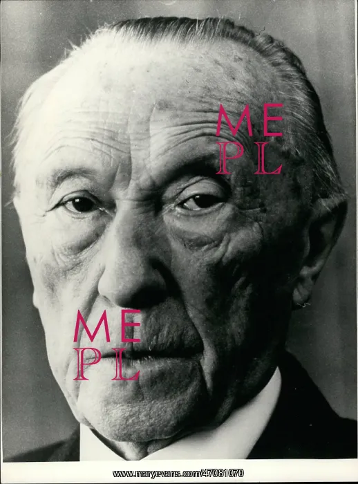 : Dr Konrad Adenauer, German Chancellor : Dr Konrad Adenauer, German Chancellor