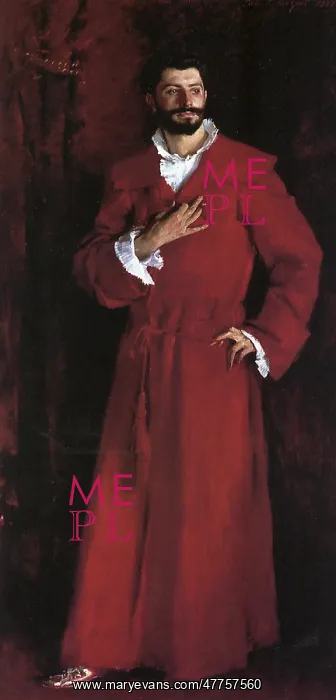 : Dr Pozzi at Home, by Singer Sargent