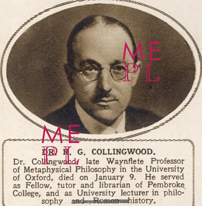 : Dr. Robin George Collingwood : Dr. Robin George Collingwood
