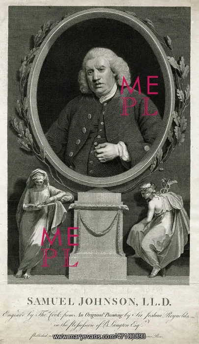 : DR SAMUEL JOHNSON : DR SAMUEL JOHNSON