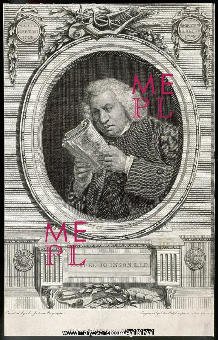 : DR SAMUEL JOHNSON : DR SAMUEL JOHNSON