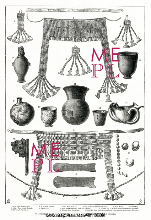 : Dr Schliemann's Trojan antiquities on view, London 1877 : Dr Schliemann's Trojan antiquities on view, London 1877