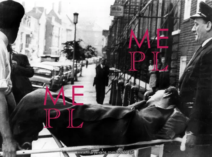 : Dr. Stephen Ward being carried from his ? : Dr. Stephen Ward being carried from his ?