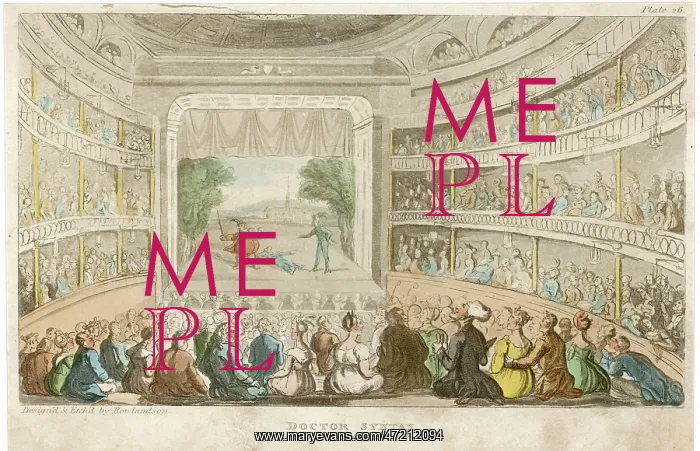 : Dr Syntax at Covent Garden Theatre : Dr Syntax at Covent Garden Theatre