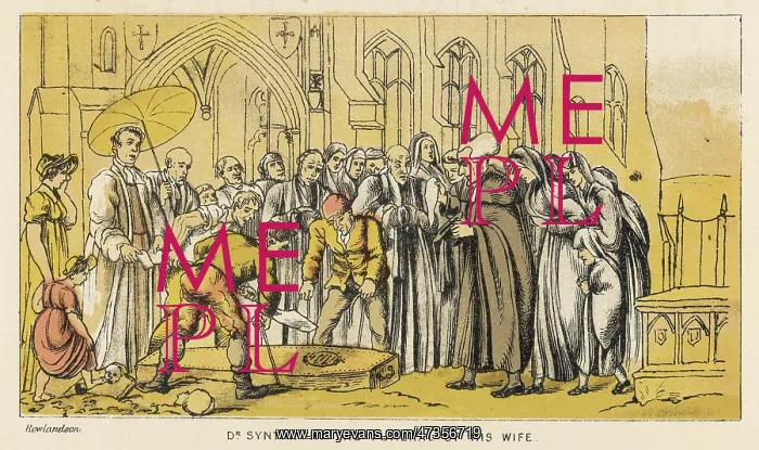  : Dr Syntax at the funeral of his wife