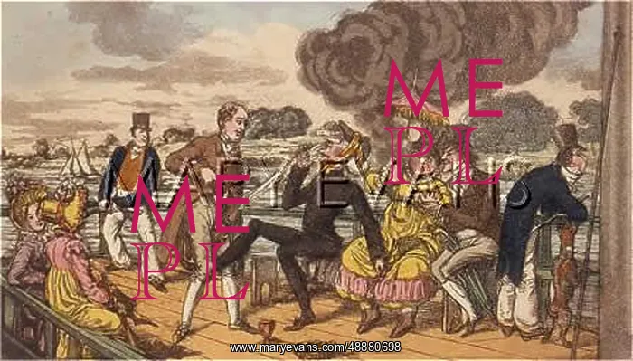 : Dr Syntax going to Richmond in the steamboat : Dr Syntax going to Richmond in the steamboat