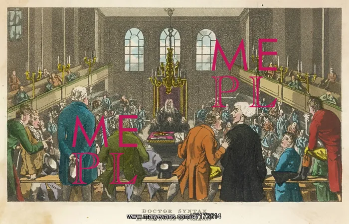 : Dr Syntax in the House of Commons, London : Dr Syntax in the House of Commons, London