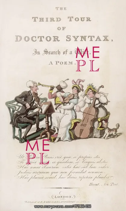 : Dr Syntax with musicians : Dr Syntax with musicians