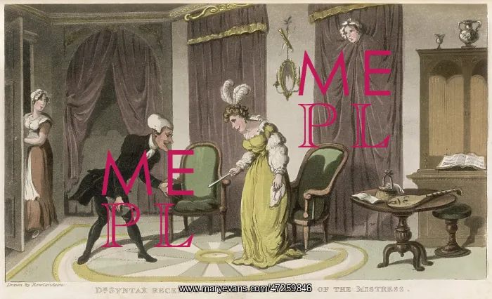 : Dr Syntax received by the maid instead of the mistress : Dr Syntax received by the maid instead of the mistress