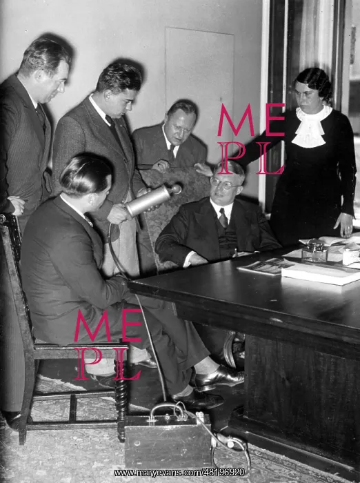 : Dr. Werner Pleister with W. Bischoff, 1934 : Dr. Werner Pleister with W. Bischoff, 1934