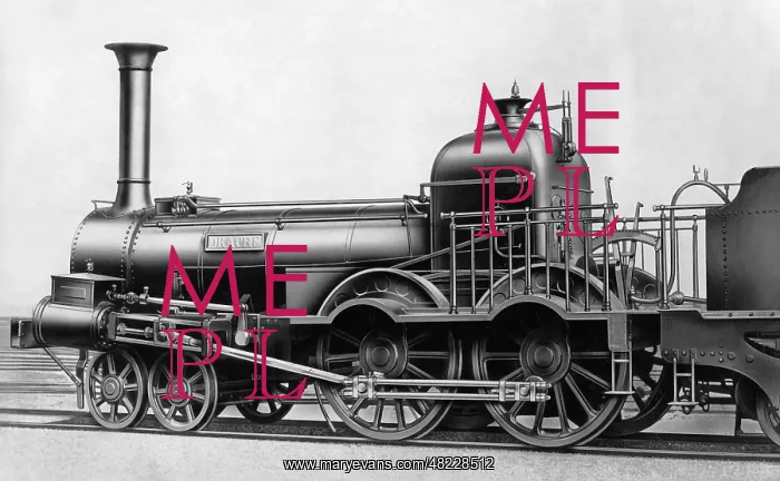 : The Drache locomotive, 1848 : The Drache locomotive, 1848