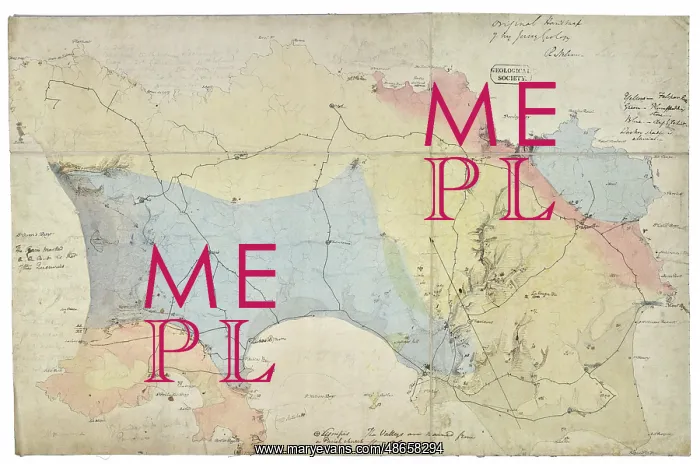  : Draft of the first geological map of Jersey [c.1828]