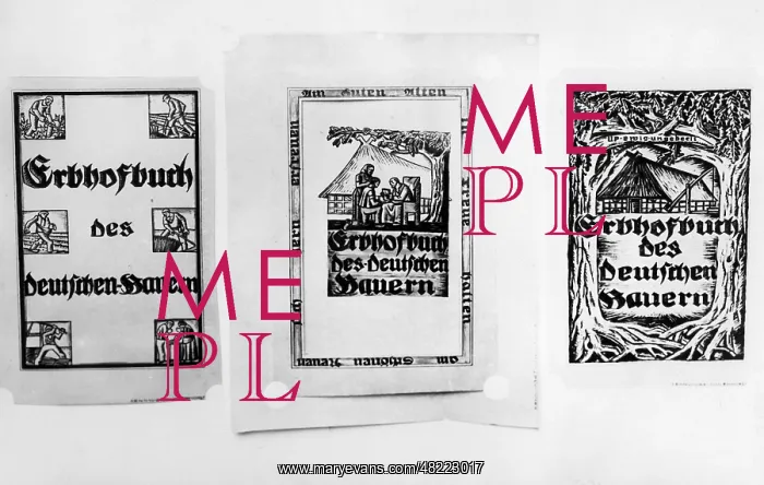 : Drafts of the Erbhofbuch, 1934 : Drafts of the Erbhofbuch, 1934
