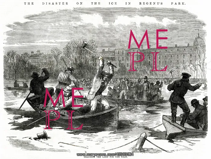 : Dragging the Lake for the dead, London 1867 : Dragging the Lake for the dead, London 1867