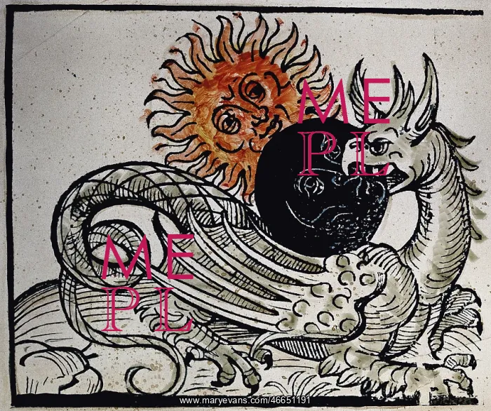 : Dragon devouring shadow from the sun : Dragon devouring shadow from the sun
